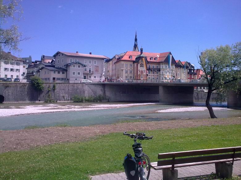 Bad Tölz und die Isar
